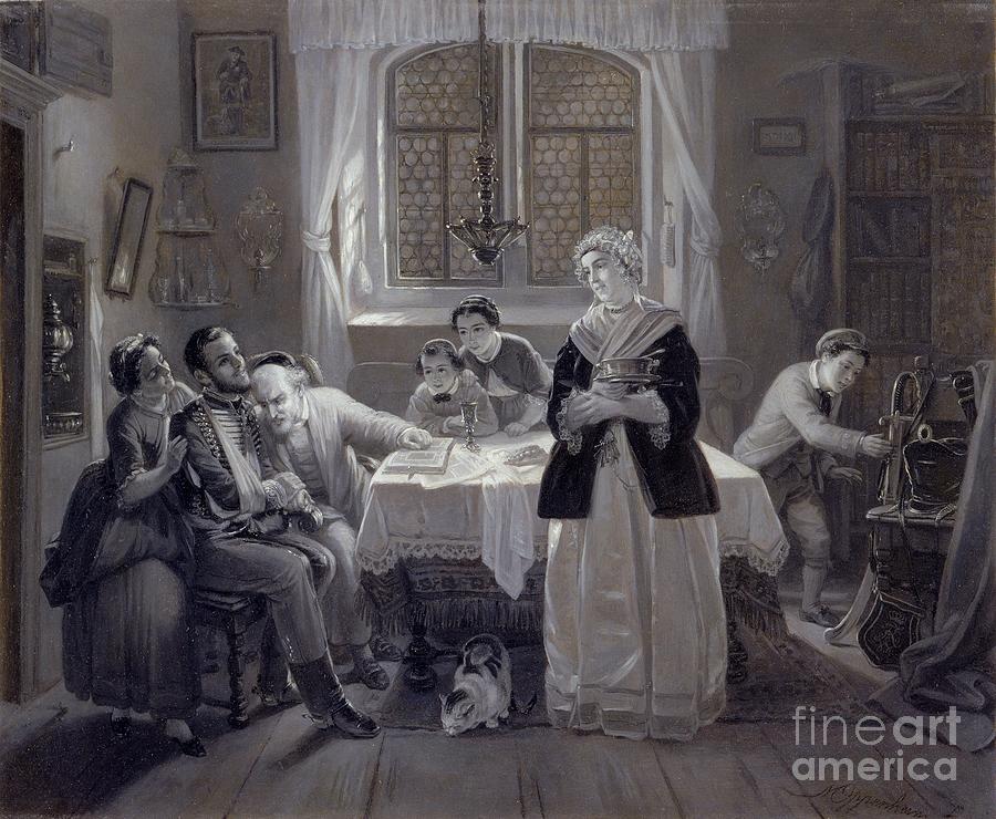 The Return of the Jewish Volunteer Painting by Celestial Images