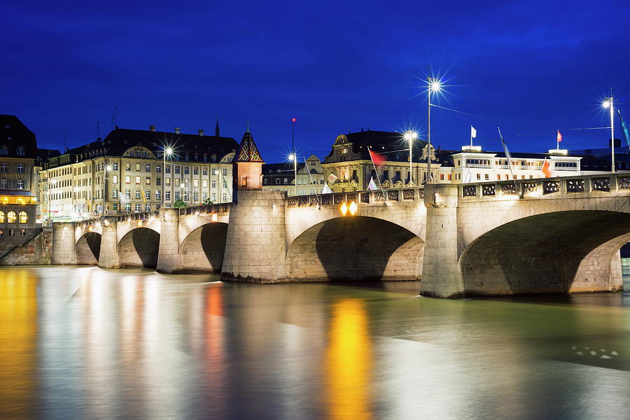 The Rhine River, Basel, Switzerland by Christian Kober / Robertharding