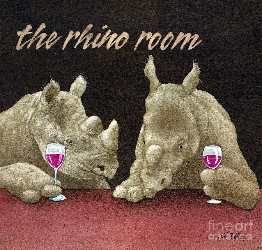 The Rhino Room... Painting by Will Bullas