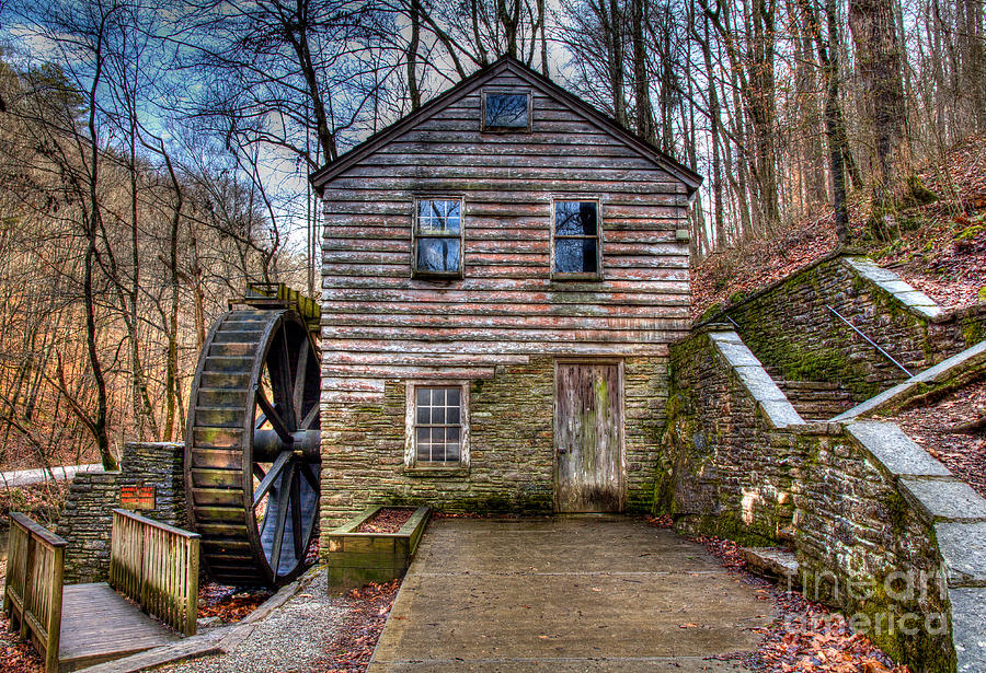 The Rice Gristmill Hdr Photograph by Douglas Stucky