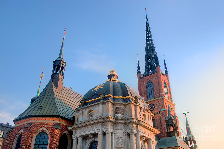 The Riddarholmen church in Stockholm Photograph by Michal Bednarek