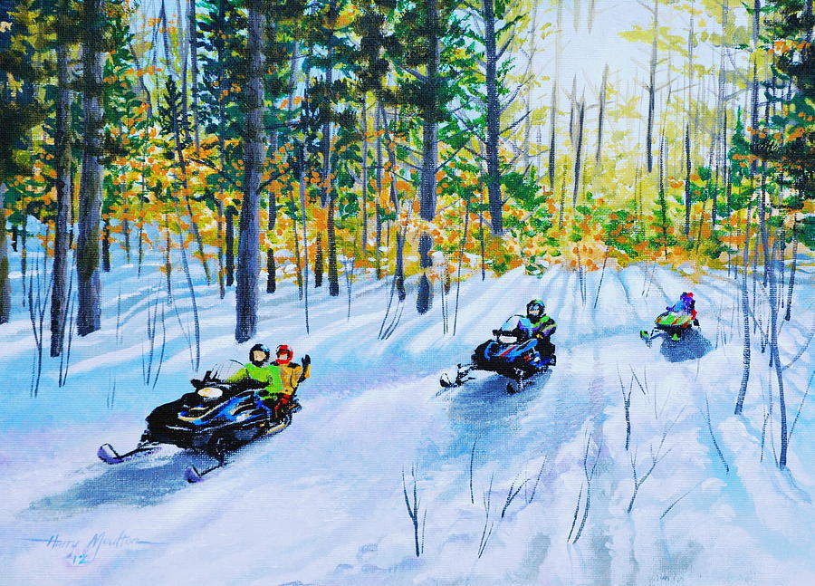 The Ride Painting by Harry Moulton