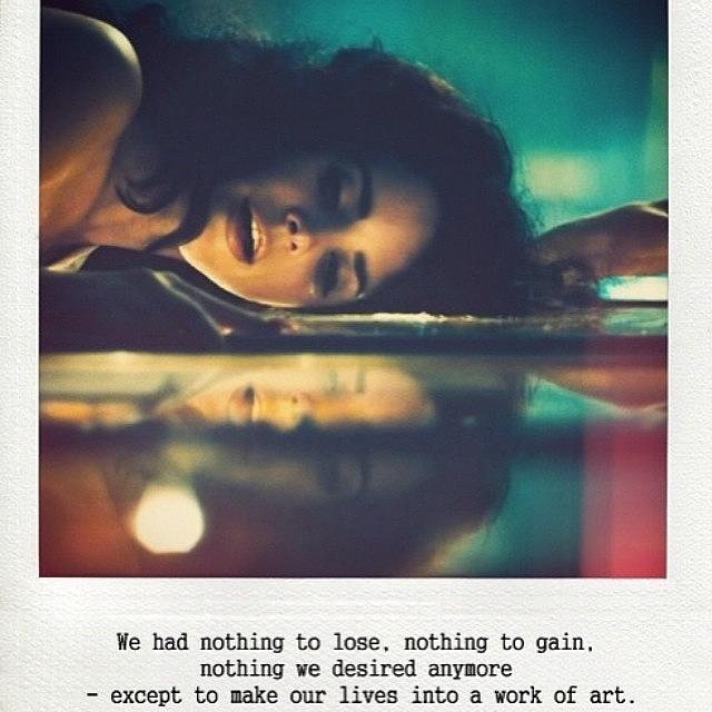 You lose me i lose nothing