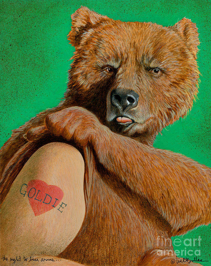 The Right To Bear Arms. is a painting by Will Bullas which was uploaded on ...