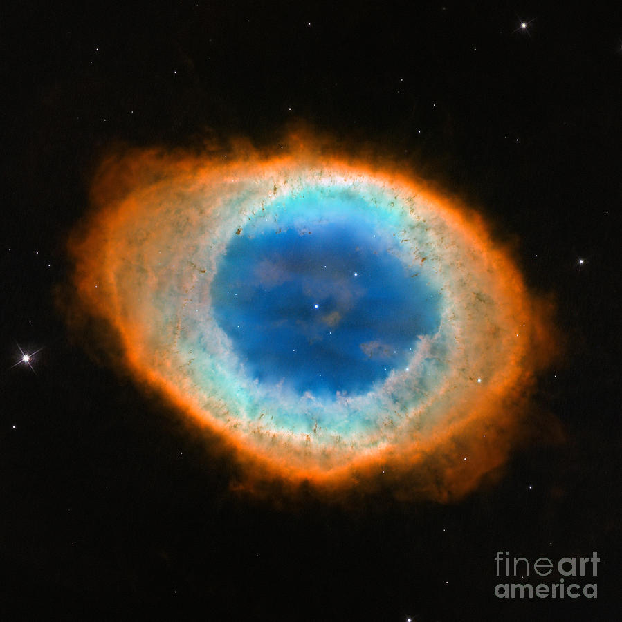 Space Photograph - The Ring Nebula, Messier 57 by Science Source