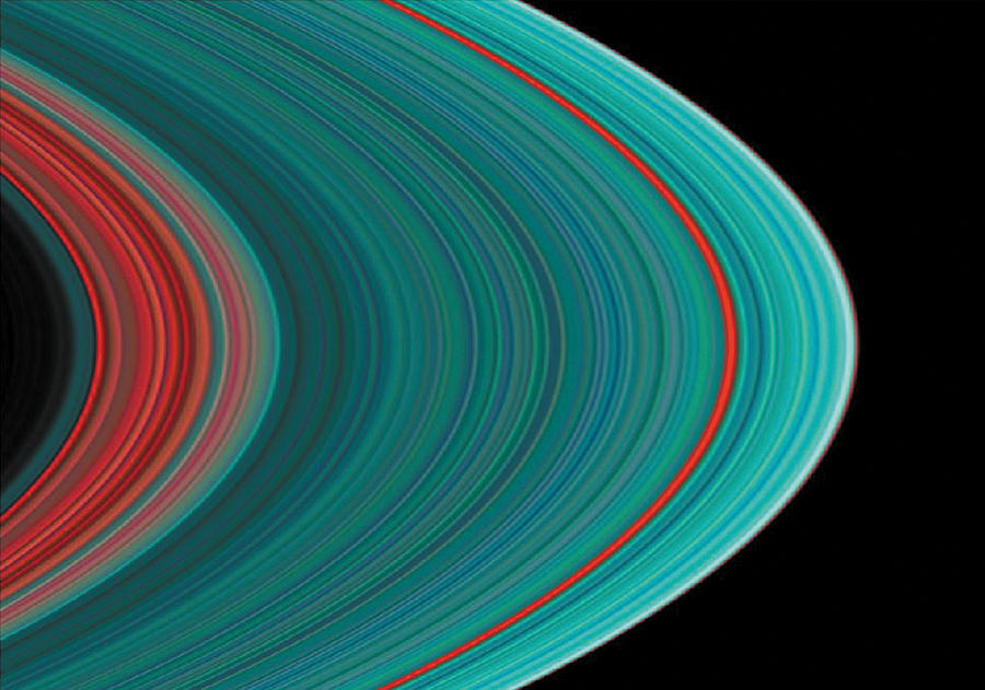 Abstract Photograph - The Rings of Saturn by Anonymous