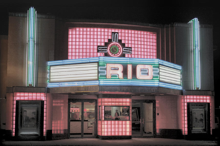 Movie Photograph - The Rio at Night by Lynn Sprowl