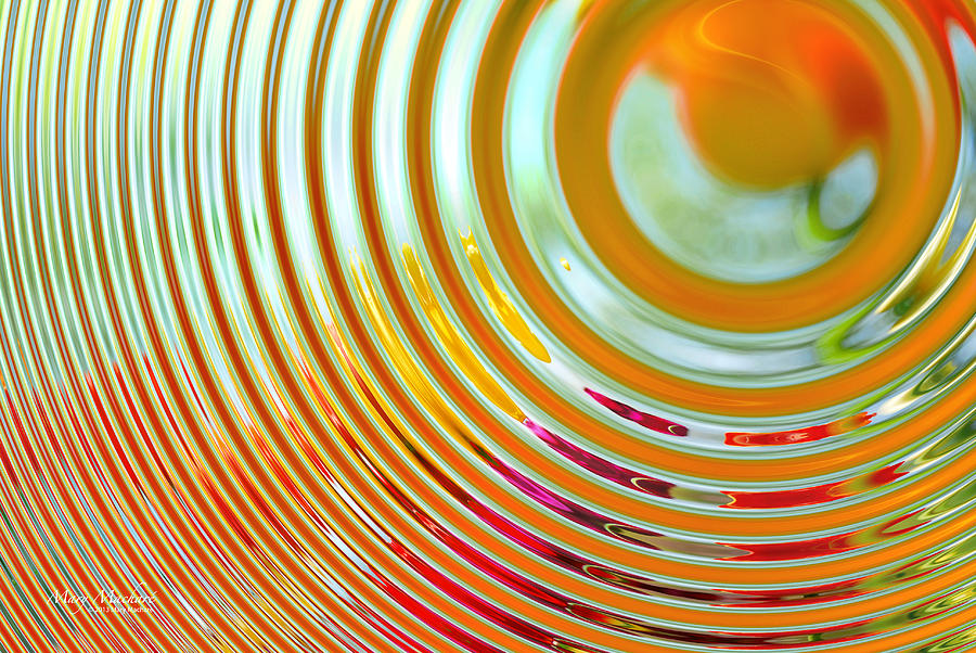 Abstract Digital Art - The Ripple Effect by Mary Machare