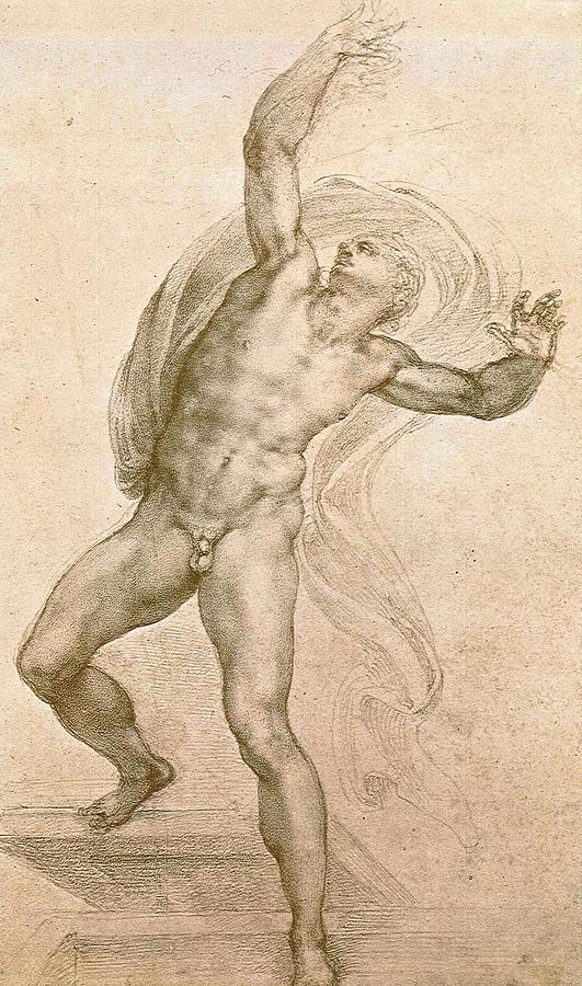 Michelangelo Painting - The Risen Christ by Michelangelo Buonarroti