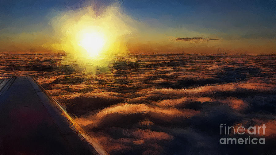 The Rising Sun Photograph - The Rising Sun by Douglas Barnard