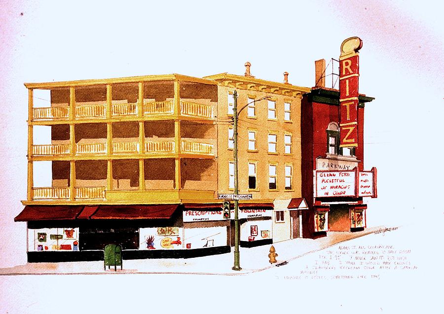 The Ritz Painting by William Renzulli
