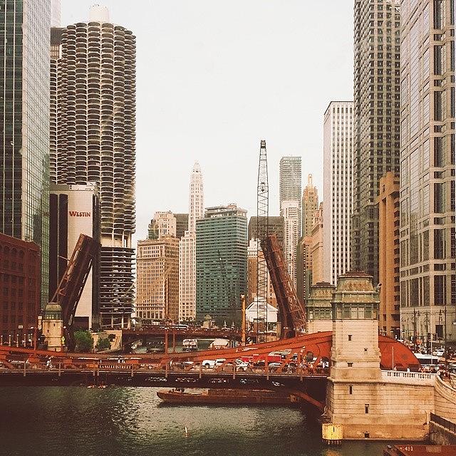 Chicago Photograph - The River. #chicagogram #chicago by Kristin Hertko