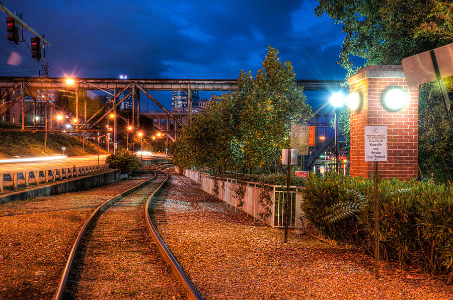 The River Railroad Photograph by Daryl Clark