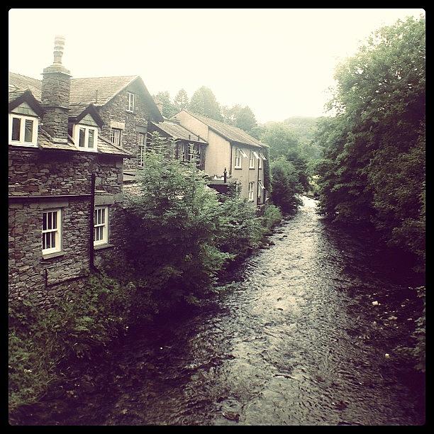 Cumbria Photograph - The River Rothay Flowing Through by Natalie Threadingham