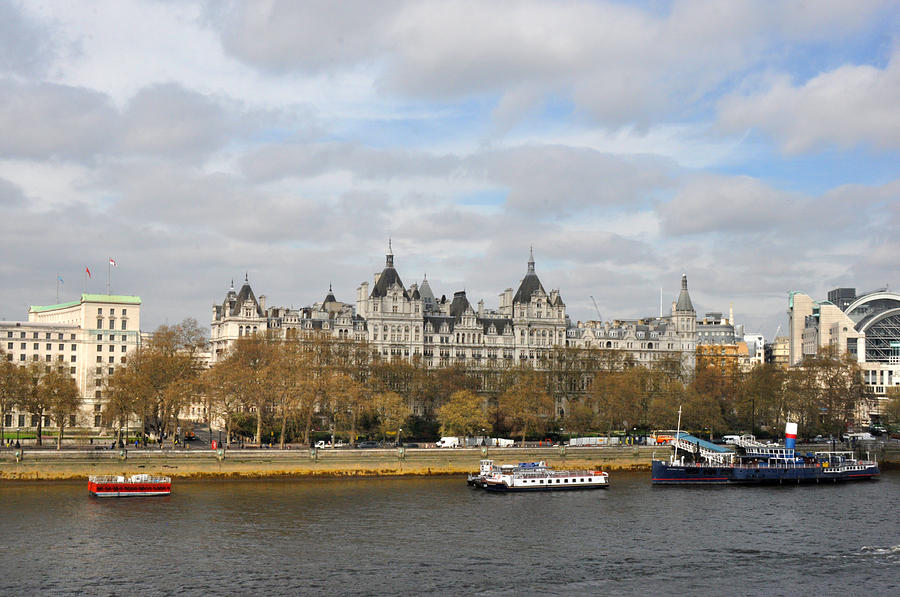 London Photograph - The River Thames London by Diane Lent