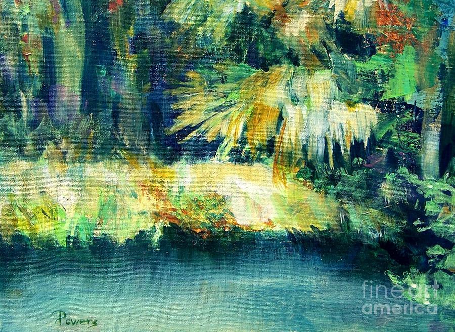 The Riverbank Painting by Mary Lynne Powers