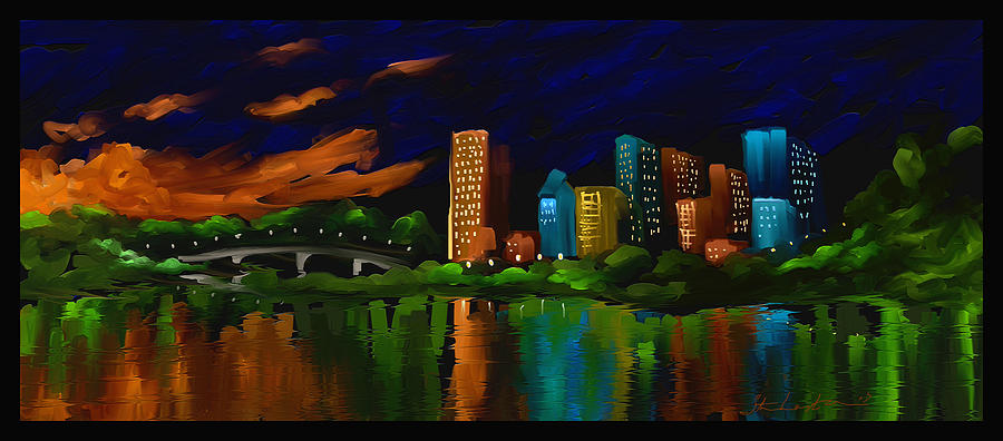 The Riverfront Painting by Steven Lebron Langston