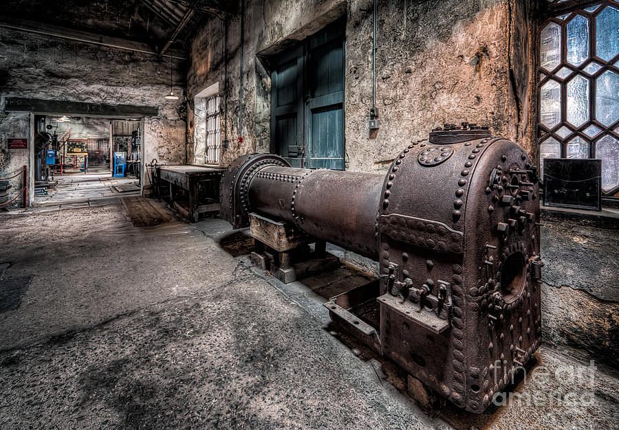 Architecture Photograph - The Riveted Boiler by Adrian Evans