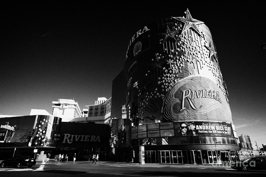 Las Vegas Photograph - the riviera hotel and casino Las Vegas Nevada USA by Joe Fox