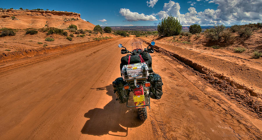 Motorcycle Photograph - The Road Ahead by Britt Runyon