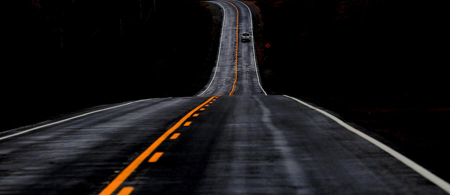 Car Photograph - The Road Ahead by Ivan Huang