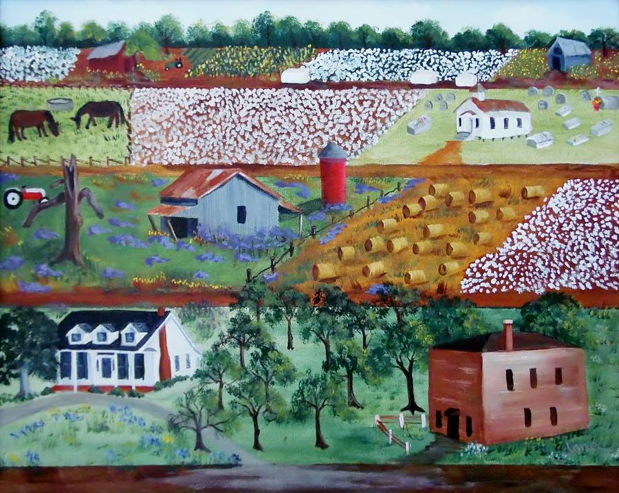 Barn Painting - The Road Back Home by Dana and David Artwork