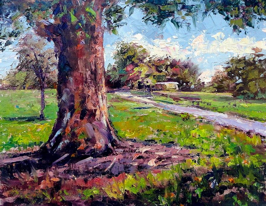Nature Painting - The Road Home II by Mark Hartung
