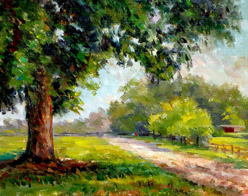 Nature Painting - The Road Home by Mark Hartung