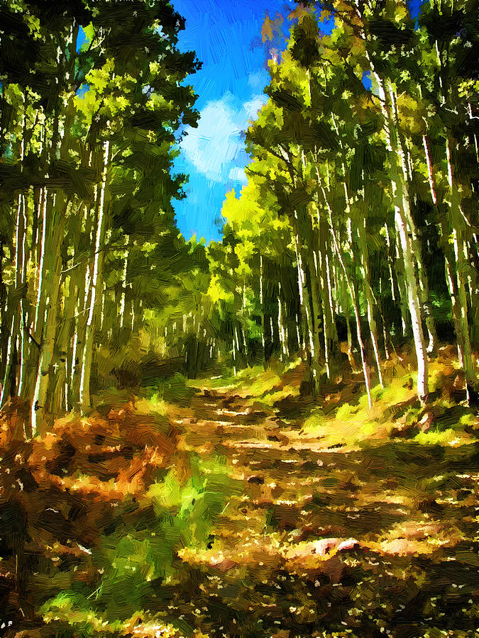 The Road Less Traveled Painting by John Haldane