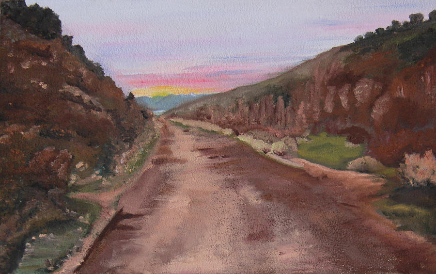 The Road Not Taken Painting by Nila Jane Autry