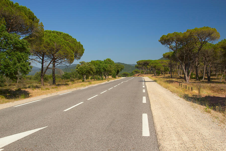 The road through the Mediterranean landscape Photograph by Jaroslav ...