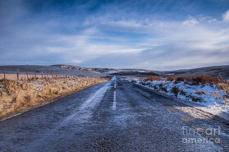 Scottish Lowlands Photograph - The road to Blackwater by Keith Thorburn LRPS EFIAP CPAGB