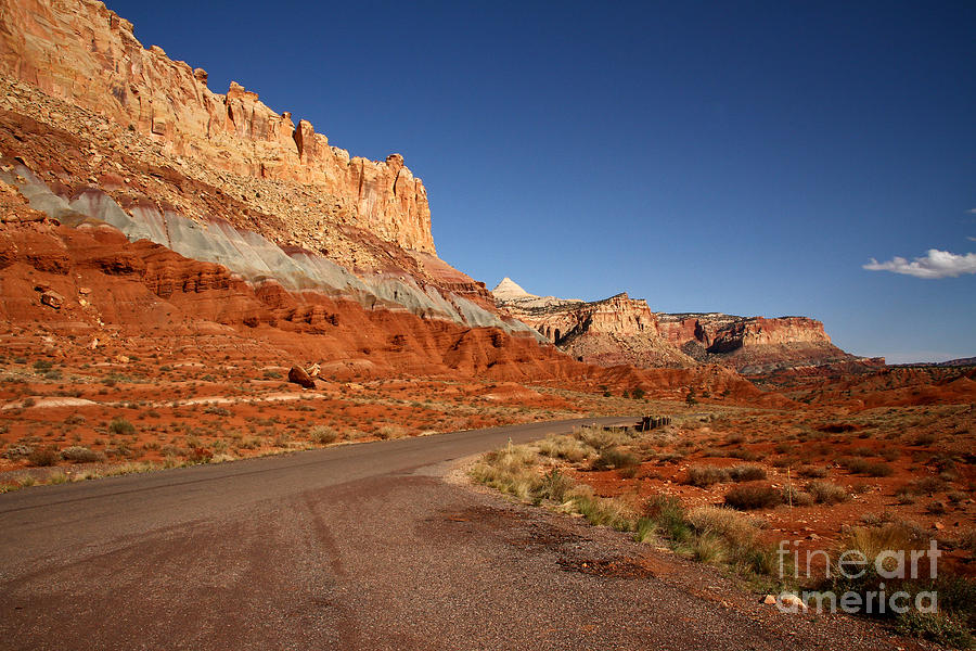 The Road to Capitol Reef Photograph by Butch Lombardi