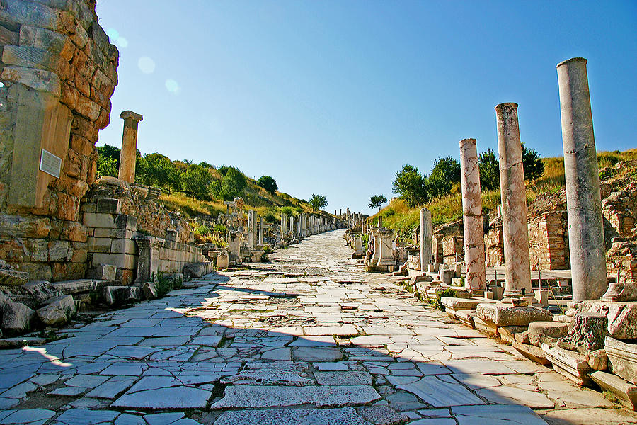 The Road to Ephesus Photograph by Evan Peller - Pixels