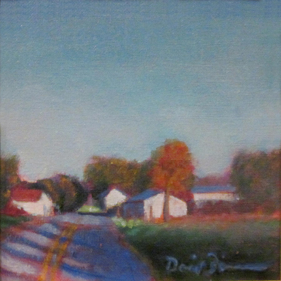 The Road to Fairplay Painting by David Zimmerman