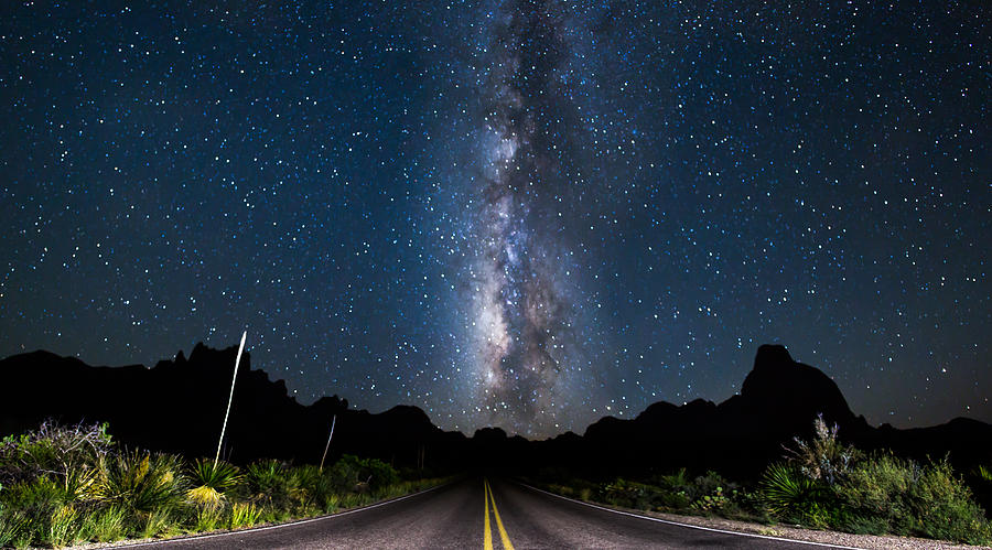 Big Bend National Park Photograph - The Road to the Chisos by Chris Multop