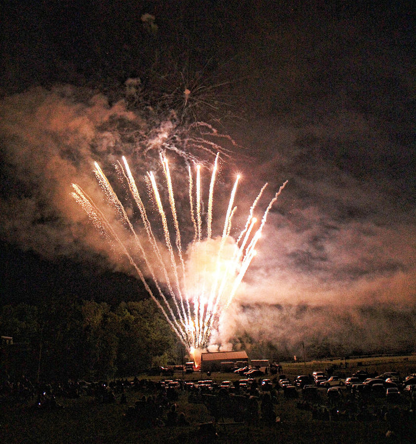 The Rockets Red Glare Photograph by Ellin Pollachek - Pixels