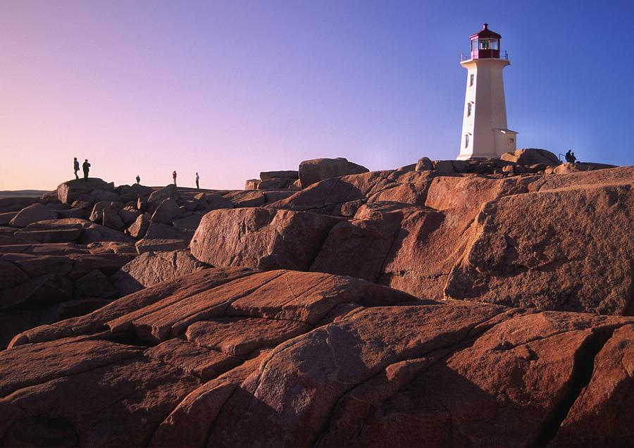 Summer Photograph - The Rocks at Peggys Cove by Gary Corbett
