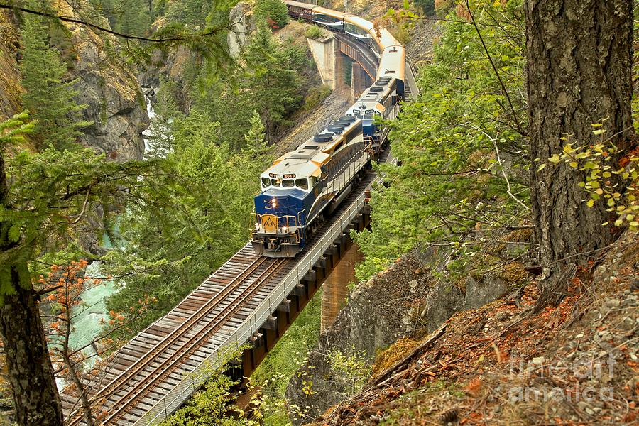 The Rocky Mountaineer Above The Cheakamus River Photograph by Adam Jewell
