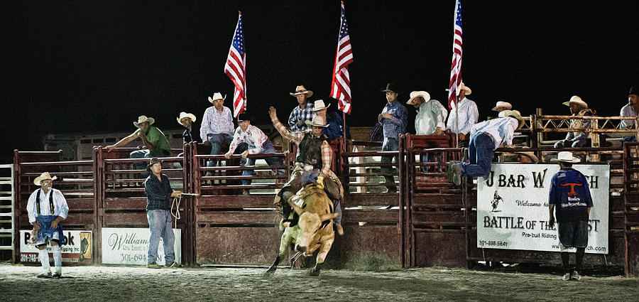 The Rodeo Photograph by Carl Cox