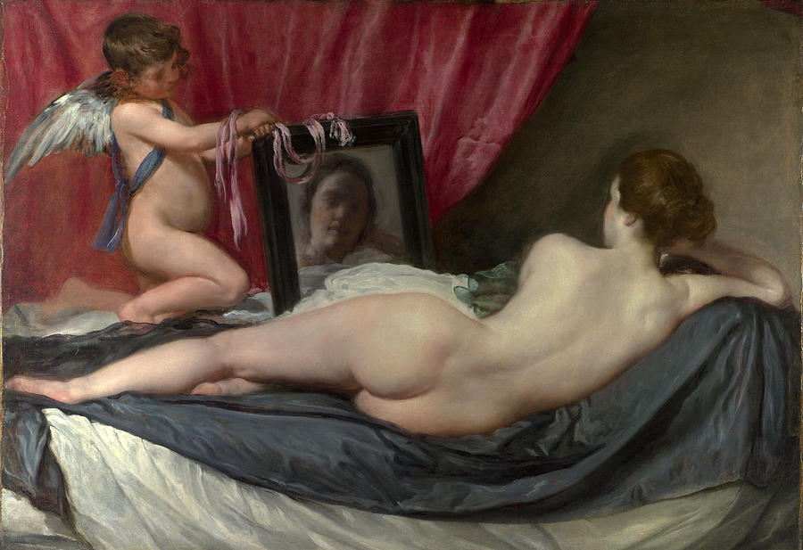 Diego Velazquez Painting - The Rokeby Venus by Diego Velazquez