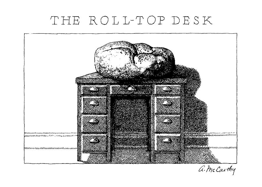 The Roll-top Desk Drawing by Ann McCarthy