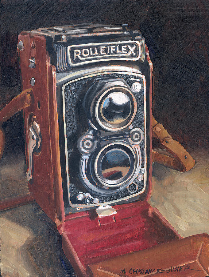 The Rolleiflex Painting by Marguerite Chadwick-Juner