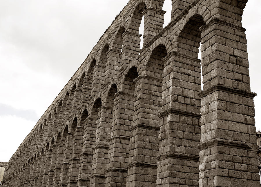 The Roman Aqueduct of Segovia Photograph by Lorraine Devon Wilke