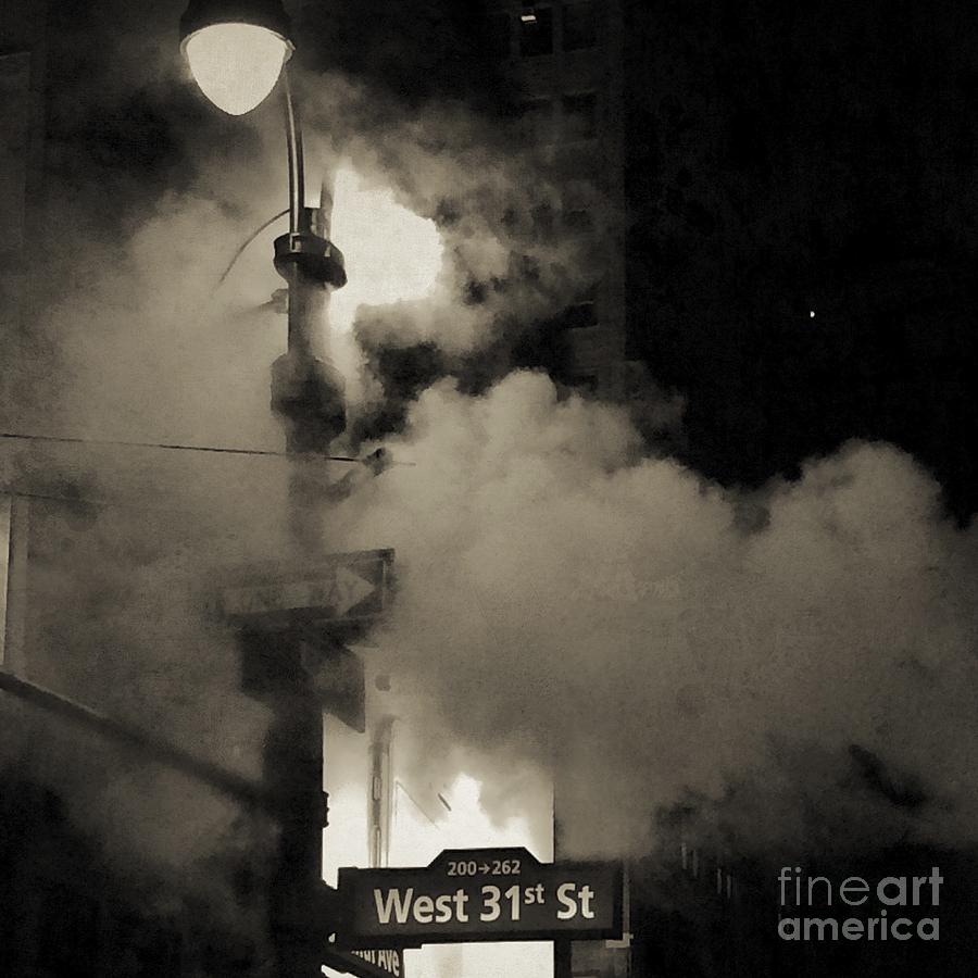 New York City Photograph - The Romance of the Night - N Y C Steam by Miriam Danar