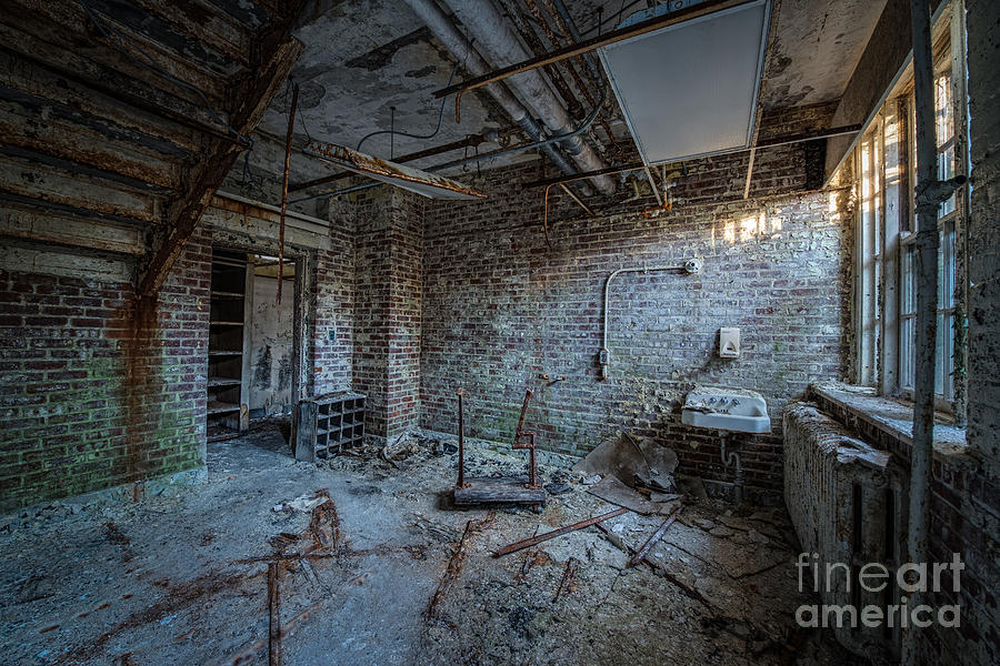 Brick Photograph - The Room Under The Stairs by Michael Ver Sprill