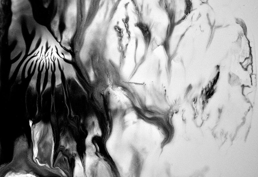 Black And White Painting - The Root II by Christine Ricker Brandt