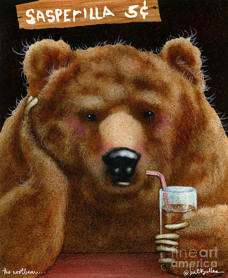 The Rootbear... Painting by Will Bullas