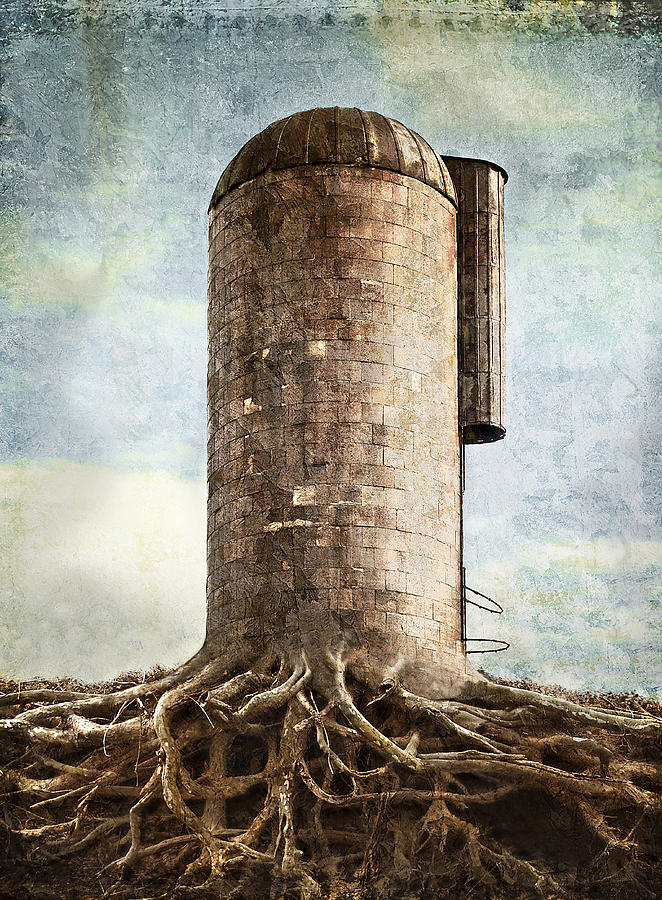 The Roots of the Farm Digital Art by Rick Mosher
