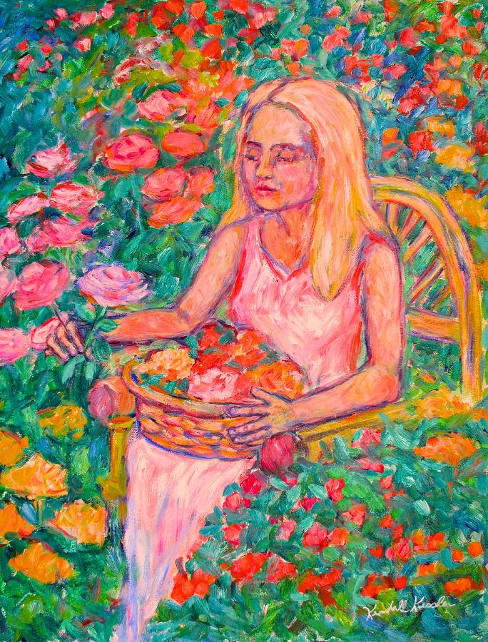 The Rose Painting by Kendall Kessler